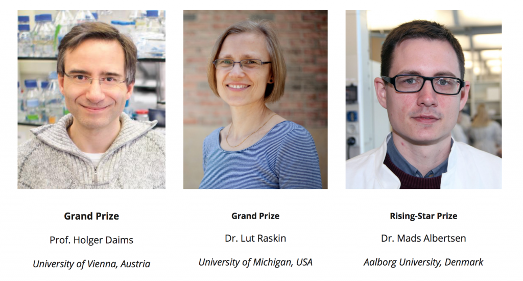 Winners of the ISME:IWA biocluster award 2016